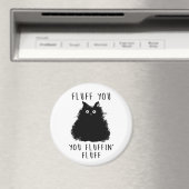 Aimant Dessin Fluit You Black Cat (In Situ (Lave-vaisselle))