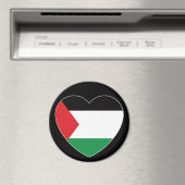 Aimant dessin graphique du pavillon de palestine mignon (In Situ (Lave-vaisselle))
