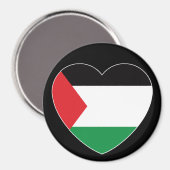 Aimant dessin graphique du pavillon de palestine mignon (Recto/Verso)