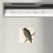 Aimant Dessin japonais d'un corbeau (In Situ (Lave-vaisselle))