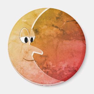 Aimant Dessin Luna Vintage Lune