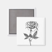Aimant dessin rose (Recto/Verso)