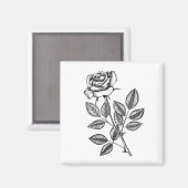 Aimant dessin rose 2 (Recto/Verso)