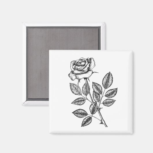 Aimant dessin rose 2 (Recto/Verso)