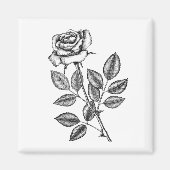 Aimant dessin rose 2 (Devant)