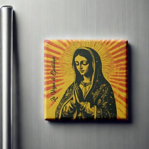 Aimant Dessin Virgen de Guadalupe