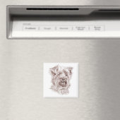 Aimant Dessin Yorkshire Terrier (In Situ (Lave-vaisselle))