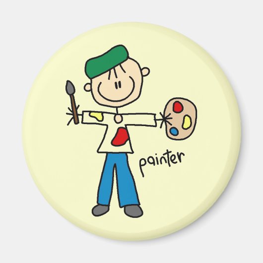 Aimant Dessinateur à bâtons (Devant)