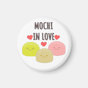 Aimant Dessins de dessin mignon Mochi