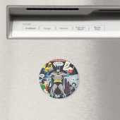 Aimant Dessins de détective #387 (In Situ (Lave-vaisselle))