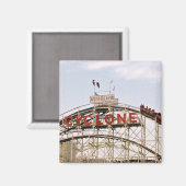 Aimant Dessous de verre à rouleaux Cyclone - Coney Island (Recto/Verso)