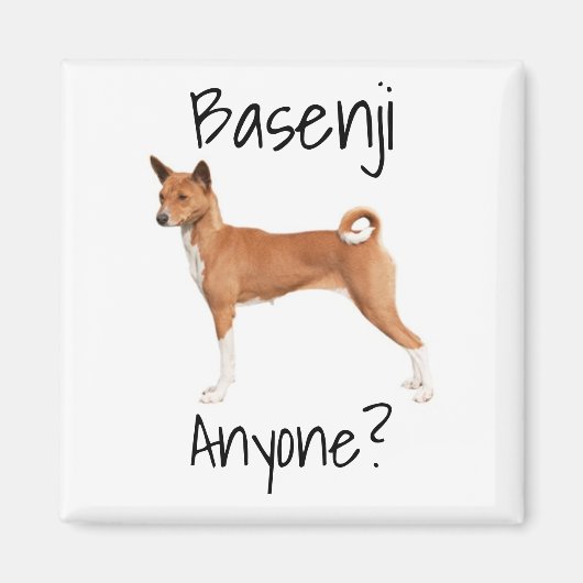 Aimant Dessous de verre Basenji (Devant)
