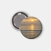 Aimant Dessous de verre de plage de Floride (Recto/Verso)