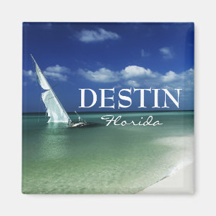 Aimant Destin Florida voilier baigné