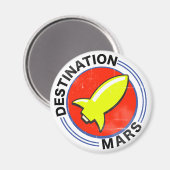 Aimant Destination Mars (Recto/Verso)