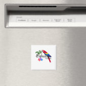 Aimant Destination tropicale des Bahamas de Nassau (In Situ (Lave-vaisselle))