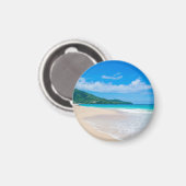 Aimant Destination tropicale Plage Pittoresque Photo (Recto/Verso)