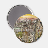 Aimant Destinations | Aquarelle Big Ben & London Eye (Recto/Verso)