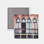 Aimant Destinations | Bâtiment rustique de Venise (Recto/Verso)