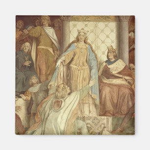 Aimant Détail de Der Saengerkreis, château de Wartburg