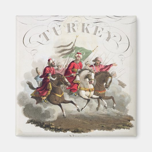 Aimant Détail de la page de titre, de 'Costumes de la var (Devant)