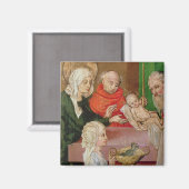 Aimant Détail de la présentation dans le Temple (Recto/Verso)