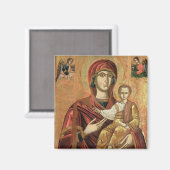 Aimant Détail de la Vierge et de l'Enfant des Iconostas (Recto/Verso)