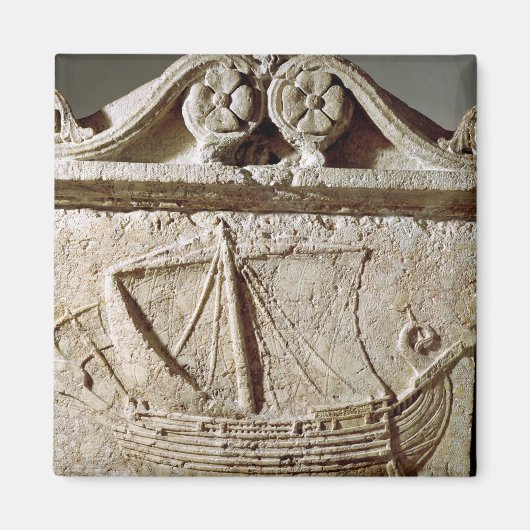 Aimant Détail du navire Sarcophagus, de Sidon (Devant)