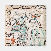 Aimant Détail d'un codex maya (Devant)