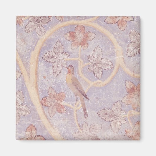 Aimant Détail d'un oiseau, de la décoration murale (Devant)