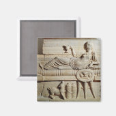 Aimant Détail d'un sarcophage (Recto/Verso)