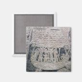 Aimant Détail d'une pierre d'image (Recto/Verso)