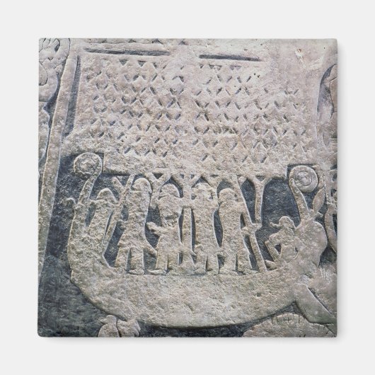 Aimant Détail d'une pierre d'image (Devant)