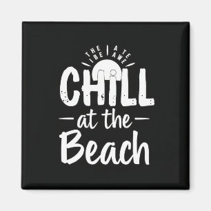 Aimant Détendez-vous à la plage