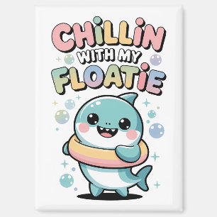 Aimant Détente avec mon flotteur Bébé Requin Enfants