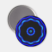 Aimant d'étoile bleue (Recto/Verso)