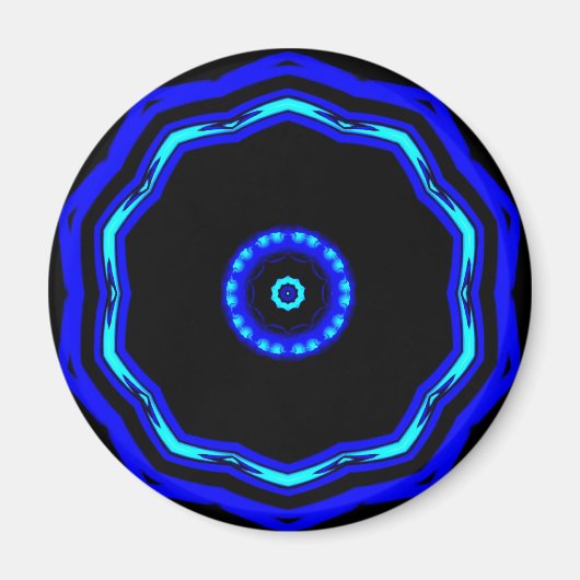 Aimant d'étoile bleue (Devant)
