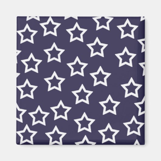 Aimant d'étoiles bleues (Devant)