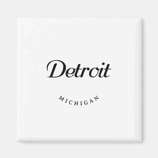 Aimant Détroit MI (Devant)