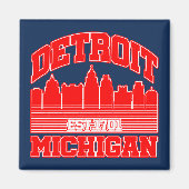 Aimant Detroit, Michigan (Devant)