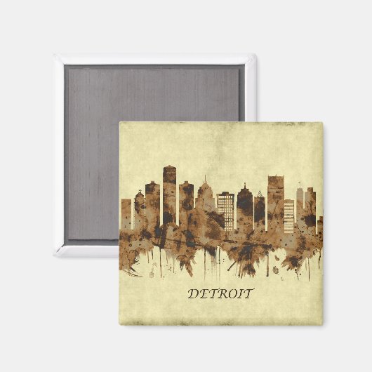 Aimant Detroit Michigan (Recto/Verso)