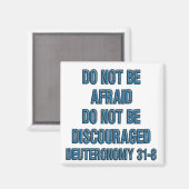 Aimant Deutéronome 31:8 (Recto/Verso)