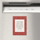 Aimant Deutéronome 31:8 Image du couplet biblique (In Situ (Lave-vaisselle))