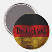 Aimant Deutsch Flagge - Vintage... (Recto/Verso)