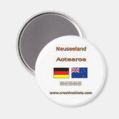 Aimant Deutschland, Neuseeland (Recto/Verso)