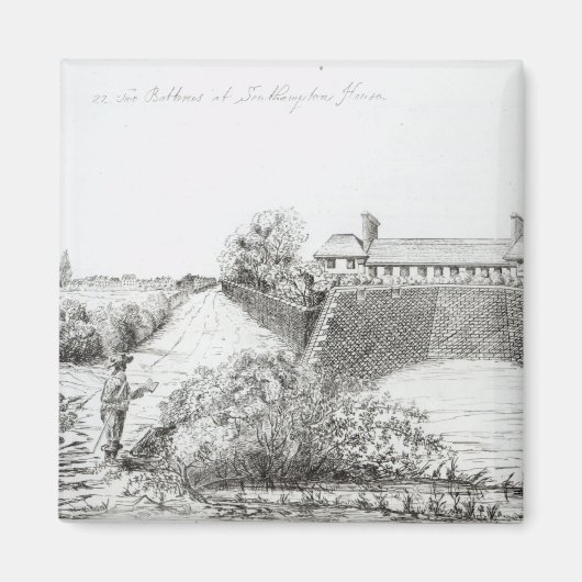Aimant Deux batteries à Southampton House (Devant)