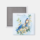 Aimant Deux Bluebirds (Recto/Verso)