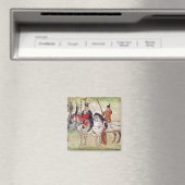 Aimant Deux cavaliers dans un paysage (In Situ (Lave-vaisselle))