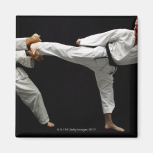 Aimant Deux ceintures Noires Étincelantes 2