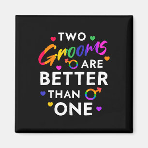 Aimant Deux Chambres Sont Meilleures Qu'Un Tee Lgbt Gay B